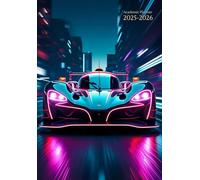 Academic Planner A5 Kids: " Car " Canada - Weekly Horizontal With Monthly Calendar, Class Schedule and Note Pages - Dated - 12 Month "August to July" ... - Gift Ideas For Student: Boys & Girls.