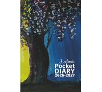 Academic Pocket Diary 2026-2027: Large Print 17 Month Weekly Planner (August 2026 - December 2027) | Small Portable Agenda | Colorful Tree Art Cover