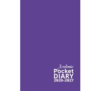 Academic Pocket Diary 2026-2027: Large Print 17 Month Weekly Planner (August 2026 - December 2027) | Small Portable Agenda for Students & Seniors | Purple Cover