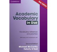 Michael McCarthy Felicity Academic Vocabulary in Use Edition with A (Tascabile)