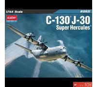 Academy 1/144 C-130 J-30 Super Hercules Cargo Aircraft Plastic Model Kit #12631