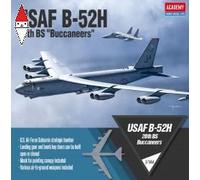 1:144 ACADEMY Boeing B-52G Usaf Airplane 20Th Bs Buccaneers 1952 Kit AC12622