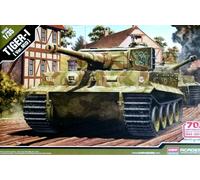 Academy 1:3 5 Tiger-I Mid Version Tedesco Carro Pesante Kit Modello