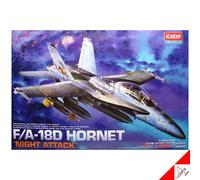 ACADEMY 1/32 F/A-18D Hornet "NIGHT ATTACK" Air Force Plastic Model Kit #12103