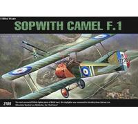 Academy 1/32 Sopwith Camel F.1 Biplano WWI Kit modello in plastica per...