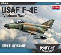 Academy 1/32 USAF F-4E "Vietnam War" Phantom Aircraft Plastic Model Kit #12133