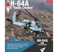 Academy 12129 AH64A Ang Sud Carolina Elicottero Plastica Kit 1/35 Scala T48Po