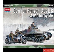 Academy 1/35 German Panzer I Ausf.B e kit modello in plastica per serbatoio...