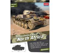Academy 1/35 German Panzer II Ausf.F "North Africa" Tank Plastic Model Kit