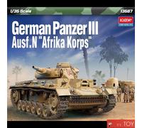 Academy 1/35 German Panzer III Ausf.N "Afrika Korps" Plastic model kit #13567