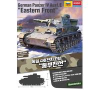 Academy 1/35 German Panzer IV Ausf.E Eastern Front Tank Plastic Model Kit | WWII