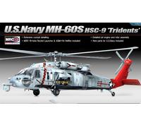 ACADEMY 1/35 KIT ELICOTTERO U.S.NAVY MH 60S HSC 9 TRIDENTS MODELLINO AUTO