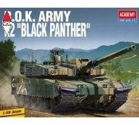 1:35 Academy Rok Army K2 Black Panther Kit ACD13511 Modellino