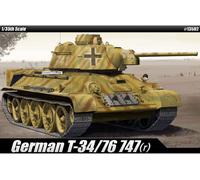 ACADEMY 1/35 T-34 747 R GERMAN VERSION 1:35 KIT MODELLINO CARRO ARMATO MILITARE