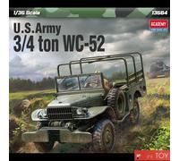 Academy 1/35 U.S.Army 3/4 ton WC-52 Utility Truck Vehicle Model Kit Zvezda 13564