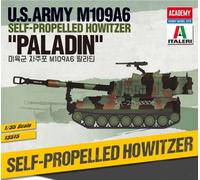 Academy 1/35 U.S. Army M109A6 "Paladin" Self-Propelled Howitzer Model Kit | D...