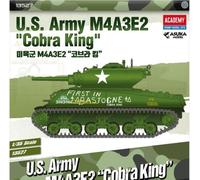 Academy 1/35 U.S. Army M4A3E2 "Cobra King" Tank Plastic Model Kit #13527 | High