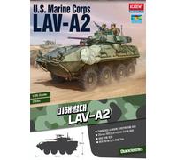 Academy 1/35 U.S. Marine Corps LAV-A2 Anfibious Armored Vehicle Plastic Model