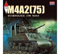 Academy Kit modello plastico USMC M4A2 (75) 1:35 – Espositore Pacifico multicolore