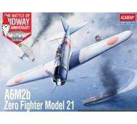 ACADEMY 1/48 A6M2B ZERO FIGHTER MODEL 21 THE BATTLE OF MIDWAY 80TH ANNIVERSARY