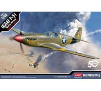 ACADEMY 1/48 KIT AEREO USAAF P 51 NORTH AFRICA MODELLINO AUTO STATICO