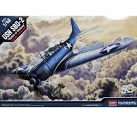 ACADEMY 1/48 KIT AEREO USN SBD 2 MIDWAY MODELLISMO MODELLINO AUTO STATICO
