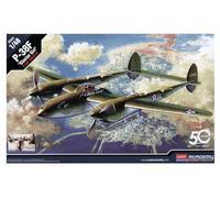 Academy 12208 P-38F Lighting Aircraft Scale 1/48 Hobby Plastic Kit NEW