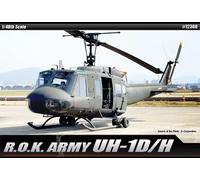Academy 1/48 R.O.K. Army Bell UH-1D/H Huey Helicopter Plastic Model Kit #12308