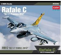Academy 1/48 Rafale C "EC 1/7 Provence 2012" Aircraft Plastic model kit #12346