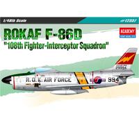 Academy 1/48 ROKAF F-86D 108th Fighter-Interceptor Squadron Modello in...
