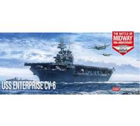 USS Enterprise CV-6 The Battle Of Midway 80th Anniversary 1:700 Plastic Kit