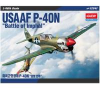Academy 1/48 USAAF P-40N "Battle of Imphal" Aircraft Plastic Model Kit | Accurat