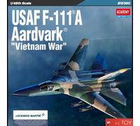 Academy 1/48 USAF F-111 A Aardvark "Vietnam War" Bomber Plastic model kit #12360