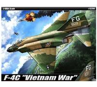 Academy 1/48 USAF F-4C "Guerra del Vietnam" Phantom Aircraft Kit modello in...