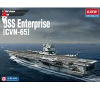 Modellino Portaerei Uss Enterprise Cvn-65 ACADEMY 14400 1/600ème Modellino Char
