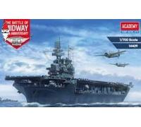 ACADEMY 1/700 USS ENTERPRISE CV-6 THE BATTLE OF MIDWAY 80TH ANNIVERSARY