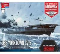 Academy Kit modello in plastica USS Yorktown CV-5 Battle of Midway 1:700