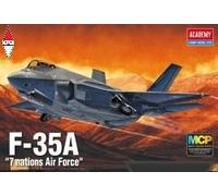 1:72 Academy F-35A Seven Nation Af Kit AC12561 Modellino