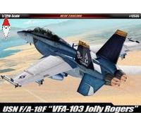 1:72 Academy USN F/A-18F MCP "VF-103 Jolly Rogers" Kit ACD12535 Modellino