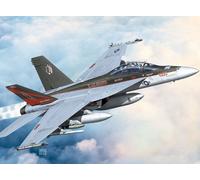 ACADEMY 1/72 KIT AEREO USN F/A 18F VFA 154 NERO KNIGHTS MODELLINO AUTO STATICO