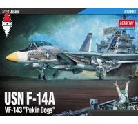 ACADEMY 1/72 USN F-14A VF-143 PUKIN DOGS