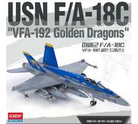 Academy 1/72 USN F/A-18C VFA-192 Golden Dragons | Altamente dettagliato | Aut...