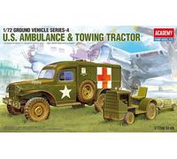 Academy 1:72 - WWII US Ambulance & Towing Tractor (ACA13403)