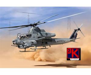 Academy 12127 - Usmc AH-1Z ' Shark Mouth 'Elicottero Plastica Kit 1/35 Scala