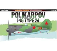 Academy #12314 1/48 Polikarpov I-16 Type 24 Special Plastic Model Kit - Iconic S