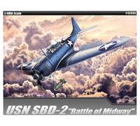 Academy 12335 1/48 US Navy SBD-2 Dauntless Battle of Midway Plastic Model