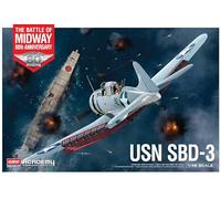 Academy 12345 1/48 US Navy SBD-3 Dauntless, Operazione Midway Modello in plastica, colore modellato