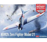 Academy 12352 1/48 A6M2b Zero Modello 21 Battle of Midway - Nuovo