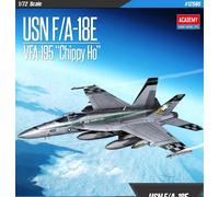Academy #12565 1/72 USN F/A-18E Super Hornet VFA-195 "Chippy Ho" Plastic Model