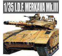 Academy #13267 1/35 I.D.F. Merkava Mk.III Plastic Model Kit - iconica princip...